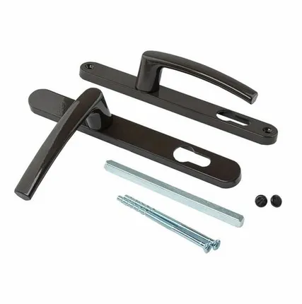 Фото №0 Гарнитур нажимной с подпружиниванием Mezut 25/85 (2 винта) корич. RAL8019