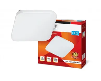фото Светильник светодиодный СПБ-2-КВАДРАТ 24Вт 230В 4000К 1700лм 270мм белый IN HOME
