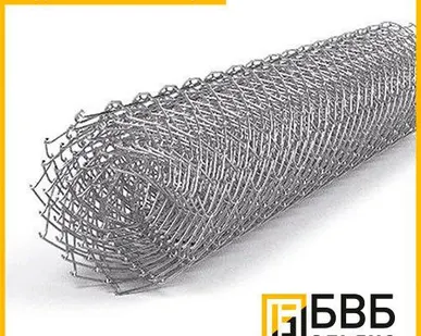 фото Сетка рабица оцинкованная 2 мм 50х50 ГОСТ 5336-80