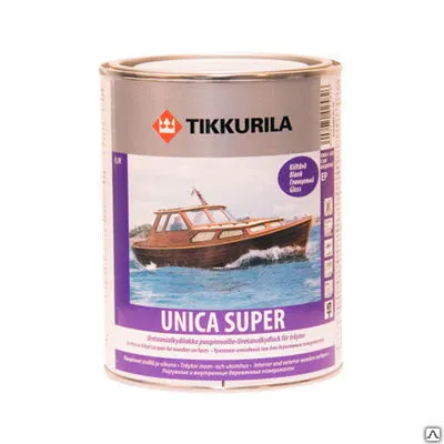 Фото №0 Лак глянцевый UNICA SUPER EP, 0,9л