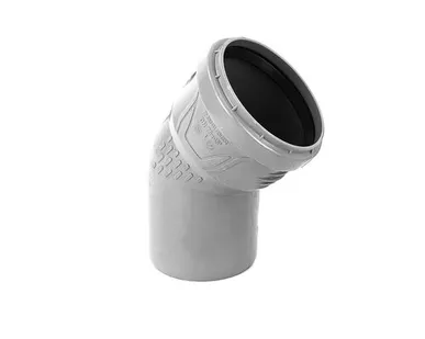фото Отвод ВК ПП 75х45, серый,РТП