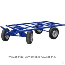 Фото №0 Тележка грузовая БТ 1 К (1250х2000 мм, г/п 2 т) литые колеса