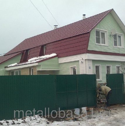Фото №0 Ворота из металлопрофиля