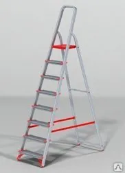 фото Стремянка алюминиевая 8 ступени (раб.высота = 3,69м) PRO130мм Halta