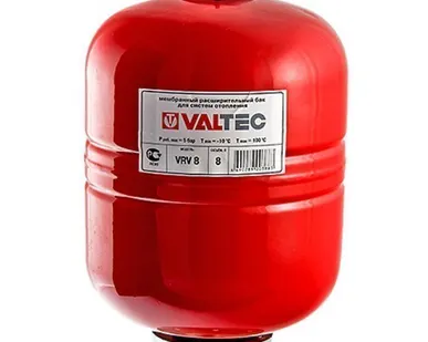 фото Бак расширительный 35л для отопления КРАСНЫЙ Valtec