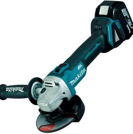 Фото №0 УШМ аккумуляторная ("болгарка") Makita DGA504RME