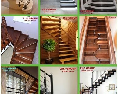 фото Монолитные бетонные лестницы