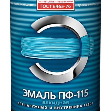 Фото №0 Эмаль EMPILS «ЭКОНОМ» ПФ-115 серая, 10 кг