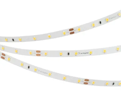 фото Лента светодиодная RT-A60-8mm 24V Warm 3000К 4.8Вт/м IP20 2835 открыт. (уп.5м) Arlight 024110(2)