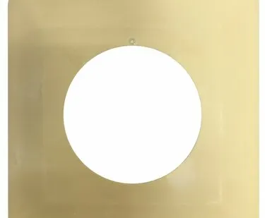 фото Накладка декоративная для выключателя 130х130 бежевая Витебск