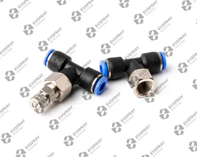 фото Тройник с быстроразъёмными Т-образными соединениями (6мм)