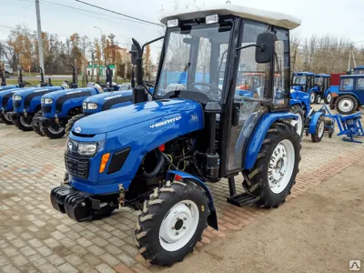 Фото №0 Минитрактор Чувашпиллер-244 с кабиной увел. колеса