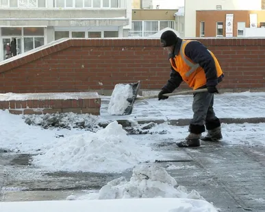 фото Вывоз и уборка снега вручную