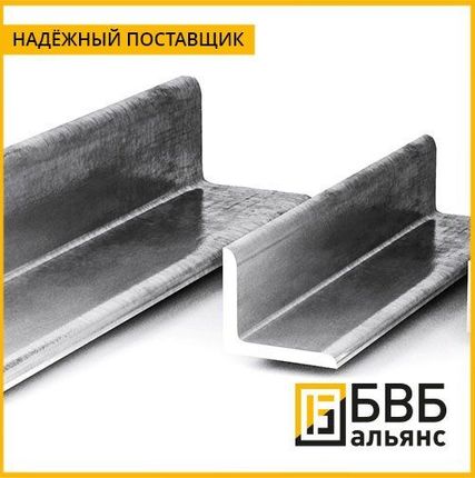 Фото №1 Уголок стальной Ст3СП/ПС 75x75x8 мм ГОСТ 8509‑93
