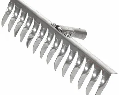 фото Грабли витые 14 зубцов без черенка (нержавейка)