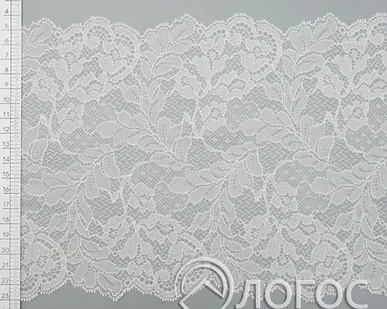 фото Кружево стрейч IS-254 185мм И, белый