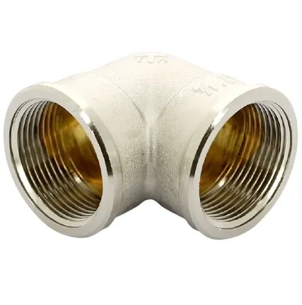 Фото №0 Угольник латунный внутренняя резьба 3/4