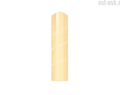 фото Штакетник "М-планка" RAL 1015 Светлая слоновая кость