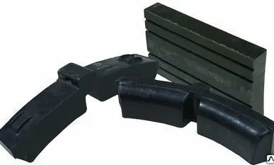 фото Колодка тормозная тип «М» для локомотивов 44-5287-0.00.00-00сб,, ГОСТ, ТУ