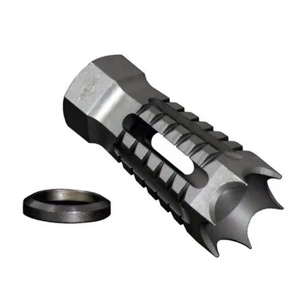Фото №0 Дульный тормоз компенсатор ДТК (пламегаситель) YHM Annihilator Flash Hider 5.56 1/2 x 28 (YHM-27-ZH)