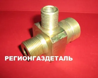 фото Тройник резьбовой 25х10 ст.45 оцинкованный
