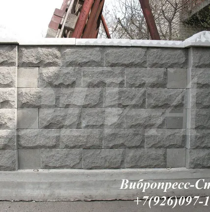 Фото №3 Вибропресс для колотого декоративного камня цена Россия