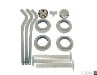 фото Комплект монтажный 1/2" с 3 кронштейнами (13 в 1)