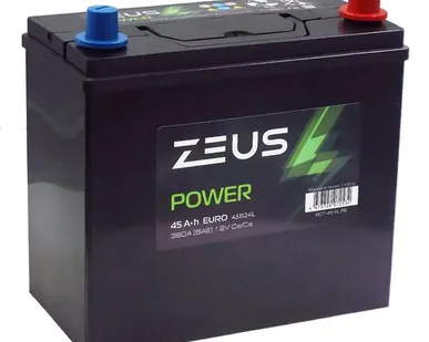фото Аккумулятор ZEUS POWER Asia 45B24L 45 Ач о.п.