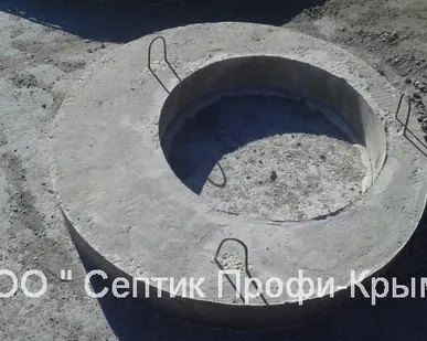 фото Крышка колодца (плита перекрытия) бетонная ПП 10