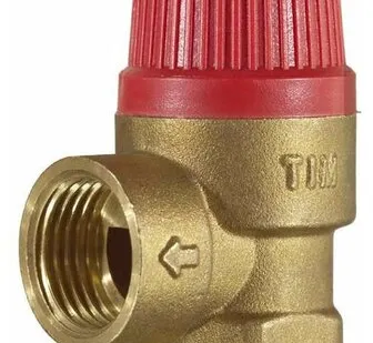 фото Предохранительный клапан Tim BL22MF-K-1.5bar муфтовый (ВР/НР), латунь, 1.5 бар, Ду 15 (1/2") / Ду 15 (1/2")