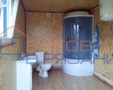 фото Блок-контейнер БК-05 OSB-3 сантехнический, 4.0х2.4х2.4м