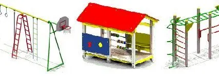 Фото №0 Качели для детской площадки