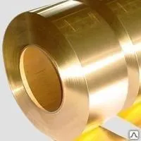 Фото №0 Лента бронзовая 0.4мм марка БрКМц БрАЖ БрАМЦ БрА7 БрОФ БрБ2 БрХ ASTM