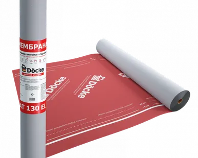 фото Мембрана супердифузионная Docke AT 130 EL 3-слойная универсальная с клеевой полосой 70м2 00000016856