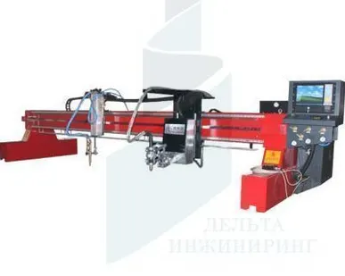 фото Портальная плазморезка с ЧПУ SDYQ-3.0, с газорезкой