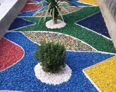 фото Гравий крашенный