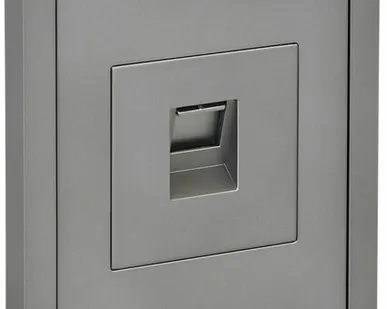 фото FORTE&PIANO Розетка компьютерная RJ45 кат.5E FP532 сталь IEK