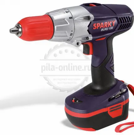 Фото №0 Дрель аккумуляторная ударная Sparky BUR2 15E + кейс