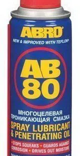 фото Смазка-спрей универсальная AB-80 с тефлоном 210мл (ABRO) (12)