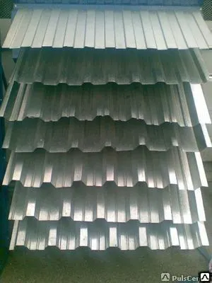 Фото №0 Профнастил оцинкованный 1х0.8-1.15 С8 Н10 С20 С21 С18 НС/МП35 с44 Н5