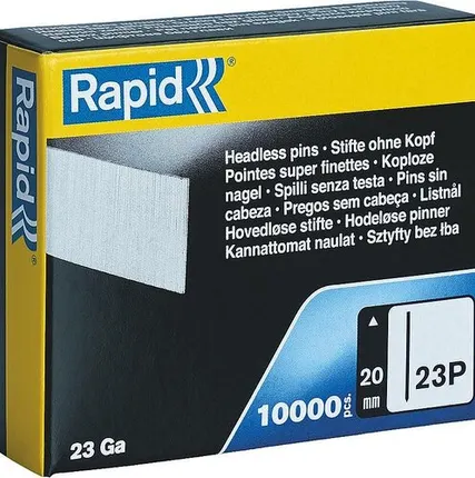 Фото №0 RAPID тип 23Р, 20 мм, 1000 шт, закаленные супертвердые гвозди (5001359)