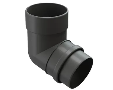 фото Колено 72° LUX Decke, цвет графит