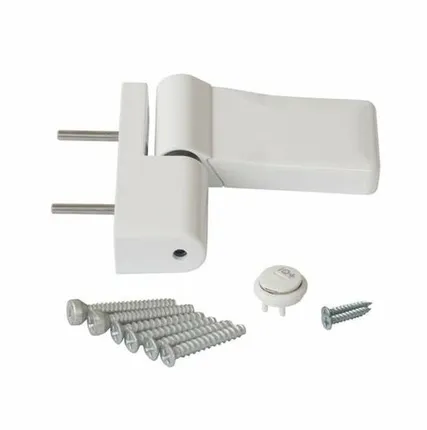 Фото №0 Петля дверная Elementis серия IQ-Plus, белая 16-19 мм