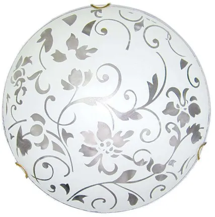 Фото №0 Светильник НПБ 01-60-130 "Эрика" d250 М15 60Вт E27 IP20 матовый бел./клипса зол. (инд. упак.) Элетех 1005204374