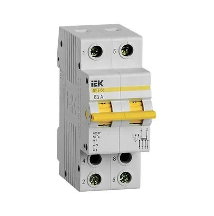 Фото №0 Переключатель трехпозиционный IEK 2P 63А