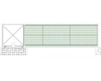 фото Ворота откатные