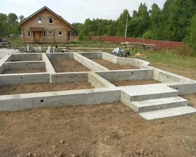 фото Устройство бетонных фундаментов