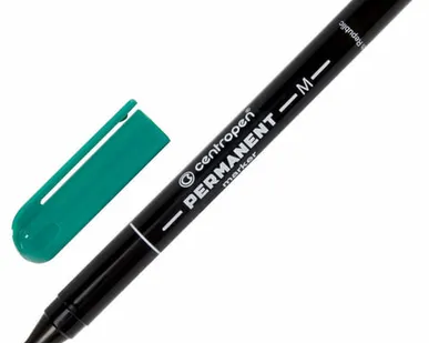 фото Маркер перм. (Centropen) 1.0 круглый зеленый 2846/з