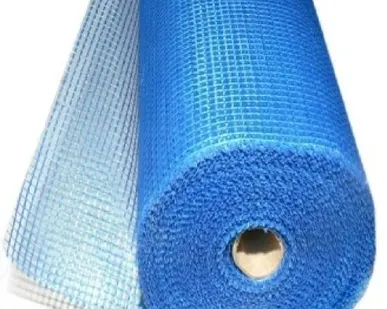 фото Фасадная стеклосетка №5, особой прочности (синяя) 50кв