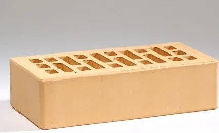 Фото №0 Воротынский кирпичный завод Кирпич лицевой керамический Воротынский 1NF Соломенный 250x120x65